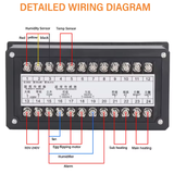  Bộ điều khiển nhiệt độ và độ ẩm YIERYI XM-18 – Bộ ổn nhiệt kỹ thuật số cho máy ấp trứng tự động, độ chính xác cao 