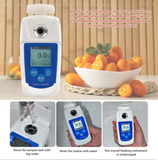  Khúc Xạ Kế Kỹ Thuật Số Đo Độ Ngọt YIERYI THE01673A – Digital Brix Refractometer 0–55% Chính Xác, Dễ Dùng, Giá Tốt 