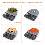  Cân tiểu ly điện tử MM-812 – Cân mini 20g × 0.001g độ chính xác cao, màn hình LCD, chức năng trừ bì và đổi đơn vị 