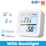  Máy Đo Nhiệt Độ & Độ Ẩm Thông Minh Tuya WSD017 – Kết Nối WiFi + Bluetooth, LCD Backlight 