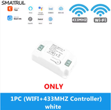  Công tắc điều khiển đèn thông minh Tuya WiFi + RF 433MHz Smatrul WHD04 – Hỗ trợ Google Home, Alexa, hẹn giờ bật/tắt 