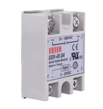  YIERYI THE01421 – Rơ-le Trạng Thái Rắn SSR 1 Pha 3–32VDC / 24–380VAC | Solid State Relay Dòng 10A–90A 
