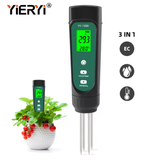  Máy Đo Đất 3 Trong 1 YIERYI YY-1000 – Đo Độ Dẫn Điện (EC), Nhiệt Độ & Độ Ẩm Chính Xác Cao 