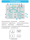  Bộ Điều Khiển Nồng Độ CO₂ YIERYI AE7700 – Máy Đo & Kiểm Soát CO₂ Nhà Kính Chính Xác Cao, Tự Động Thông Gió, Màn Hình Kỹ Thuật Số 