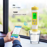  Máy Đo pH Bluetooth YIERYI BLE-P-3 – 2 Trong 1 Đo pH Và Nhiệt Độ Chính Xác 0.01 pH 