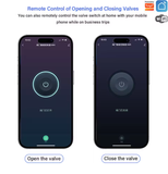  Bộ điều khiển van nước và van gas thông minh Tuya THE01884 – WiFi điều khiển tự động, hẹn giờ, tương thích Alexa/Google Home 