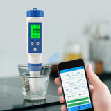  Máy Đo 5 Trong 1 Bluetooth YIERYI BLE-9909 – Đo pH, EC, TDS, Nhiệt Độ, Độ Mặn Chính Xác, Lưu Dữ Liệu Excel 