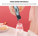  Nhiệt Kế Thực Phẩm Dạng Gập YIERYI TP108 – Food Thermometer Kỹ Thuật Số, Đầu Dò Inox, Đo -50°C~300°C, Chính Xác Cao 