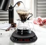  Cân điện tử thông minh KC203 – Cân pha cà phê siêu mỏng 2kg/0.1g, sạc Type-C, màn hình LCD hiện đại 