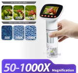  Kính hiển vi điện tử TTE01518 – Màn hình hiển thị HD, phóng đại 1000X, pin sạc 800mAh, quan sát côn trùng & vật mẫu ngoài trời 