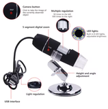  Kính hiển vi điện tử kỹ thuật số TTE01501 – Phóng đại 500X, kết nối USB, hình ảnh HD, phần mềm đo lường chuyên dụng 