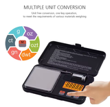  Cân điện tử mini TSC01771 – Cân tiểu ly 200g/0.01g, LCD sắc nét, 6 đơn vị đo, độ chính xác cao 