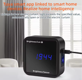  Cảm biến ánh sáng 3 trong 1 Tuya Zigbee THE01886 – đo sáng, nhiệt độ, độ ẩm, hiển thị thông minh, kết nối Zigbee 