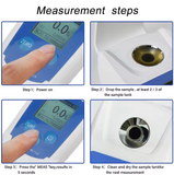  Khúc Xạ Kế Kỹ Thuật Số Đo Độ Ngọt YIERYI THE01673A – Digital Brix Refractometer 0–55% Chính Xác, Dễ Dùng, Giá Tốt 