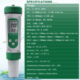  Máy Đo 6 Trong 1 YIERYI PH-786 – Đo pH, TDS, EC, Độ Mặn, Tỷ Trọng, Nhiệt Độ Chính Xác Cao Cho Hồ Cá, Nước Biển, Thủy Canh 