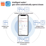  Bộ điều khiển van nước và van gas thông minh Tuya THE01884 – WiFi điều khiển tự động, hẹn giờ, tương thích Alexa/Google Home 