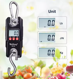  Cân móc điện tử WH-C300 – Cân treo 300kg/0.1kg, vỏ inox, màn hình LCD, móc thép bền bỉ, chính xác cao 