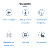  Bộ Điều Khiển Nhiệt Độ Sàn Điện & Nồi Hơi YIERYI K1RH3A / K1H16A / K1H25A – Thermostat Kỹ Thuật Số, Tiết Kiệm Điện, Độ Chính Xác Cao 