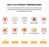  Nhiệt kế thực phẩm thông minh Tuya THE01822 – Kết nối WiFi & Bluetooth, đo thịt BBQ chính xác 