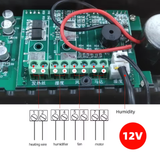  YIERYI ZFX-9002 – Bộ Điều Khiển Nhiệt Độ & Độ Ẩm 12V Cho Máy Ấp Trứng Tự Động 360° Chính Xác, Tiện Lợi 