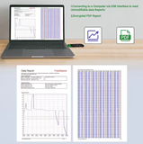  YIERYI TTE35134 – Thiết Bị Ghi Nhiệt Độ Dùng Một Lần 90 Ngày | Disposable Temperature Recorder 42.000 Dữ Liệu, IP67, Báo Cáo PDF 