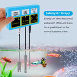  Máy Đo pH, Độ Mặn Và Nhiệt Độ Đa Chức Năng YIERYI PH-215 – Thiết Bị Đo Nước Chính Xác Cao Cho Hồ Cá, Phòng Thí Nghiệm, Nước Biển 