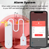  Cảm biến rò rỉ nước thông minh WiFi Tuya YIERYI – Báo động 100dB, phát hiện ngập sớm, kết nối Smart Life 