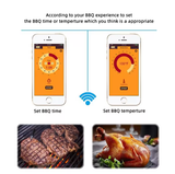  Nhiệt Kế Bluetooth BBQ YIERYI THE01406A – Food Thermometer Không Dây IP67, Kết Nối APP, Đo -40~300°C 
