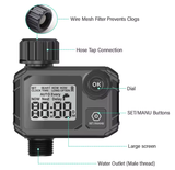  Bộ Hẹn Giờ Tưới Cây Tự Động YIERYI ECF-SGW10 – Một Đầu Ra, Màn Hình LCD, Chống Nước IP55, Lập Trình Linh Hoạt 