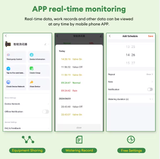  Bộ Hẹn Giờ Tưới Cây Năng Lượng Mặt Trời WiFi Tuya YIERYI YG-388 – Van Nước Tự Động, Cảm Biến Mưa, Pin Sạc 2000mAh 