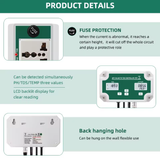  Máy Đo pH & TDS Thông Minh YIERYI PH-W2826EU – WiFi Tuya Smart, Ghi Dữ Liệu, Theo Dõi Từ Xa 