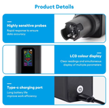  Bút Đo Nước 5 Trong 1 YIERYI THE01858 – Đo pH, EC, TDS, Độ Mặn, Nhiệt Độ | Màn Hình Màu, Sạc USB 