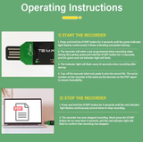  YIERYI TTE35134 – Thiết Bị Ghi Nhiệt Độ Dùng Một Lần 90 Ngày | Disposable Temperature Recorder 42.000 Dữ Liệu, IP67, Báo Cáo PDF 