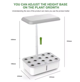  Máy Trồng Cây Thủy Canh Thông Minh Tuya WiFi ECF-SGH01 – 14 Hốc Trồng, Đèn LED 20W, Kết Nối Ứng Dụng Tự Động 