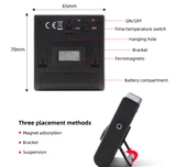  Nhiệt Kế BBQ Kỹ Thuật Số YIERYI THE01414 – Food Thermometer Có Đầu Dò, Hẹn Giờ, Màn Hình LCD, Đo -50°C~250°C 