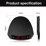  Cân điện tử thông minh KC203 – Cân pha cà phê siêu mỏng 2kg/0.1g, sạc Type-C, màn hình LCD hiện đại 