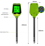  Máy Đo Đất 6 Trong 1 YIERYI YY-1088G – Đo pH, EC, Độ Ẩm, Độ Phì, Ánh Sáng & Nhiệt Độ Đất 