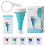  Máy Đo 6 Trong 1 Thông Minh YIERYI BLE-YC01 – Bluetooth Chlorine, pH, TDS, EC, ORP, Nhiệt Độ Cho Hồ Bơi 