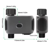  Bộ Hẹn Giờ Tưới Cây Thông Minh Bluetooth YIERYI ECF-SGW03W – Điều Khiển Từ Xa, Chống Nước IP55, Tưới Tự Động Sân Vườn 