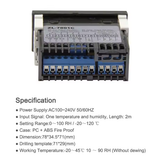  Bộ điều khiển nhiệt độ và độ ẩm YIERYI ZL-7801C – Bộ điều khiển tự động cho máy ấp trứng, chính xác cao, đa chức năng 