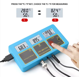  Máy Đo pH, Độ Mặn Và Nhiệt Độ Đa Chức Năng YIERYI PH-215 – Thiết Bị Đo Nước Chính Xác Cao Cho Hồ Cá, Phòng Thí Nghiệm, Nước Biển 