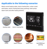  Bộ Điều Khiển Nhiệt Độ Sàn WiFi YIERYI MH-1823L – Thermostat Cảm Ứng Thông Minh Cho Hệ Thống Sưởi Điện & Gas, Hỗ Trợ Giọng Nói 