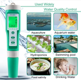  Máy Đo 10 Trong 1 YIERYI YY-1010 – Đo Độ Mặn, pH, ORP, EC, TDS, Nhiệt Độ, H₂, S.G Chính Xác Cho Thực Phẩm, Hồ Cá, Nước Uống 