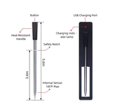  Nhiệt Kế Bluetooth BBQ YIERYI THE01406A – Food Thermometer Không Dây IP67, Kết Nối APP, Đo -40~300°C 