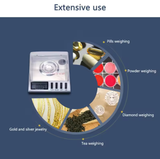  Cân điện tử bỏ túi TSC01102 – Cân trang sức mini 20g/0.001g, màn hình LCD, độ chính xác cao, thiết kế nhỏ gọn 