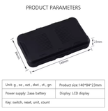  Cân điện tử mini TSC01771 – Cân tiểu ly 200g/0.01g, LCD sắc nét, 6 đơn vị đo, độ chính xác cao 