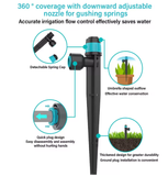  Bộ Hệ Thống Tưới Cây Làm Vườn YIERYI 2501-Z001 – Dễ Lắp Đặt, Tiết Kiệm Nước, Phù Hợp Cho Nhà Kính & Vườn Rau 