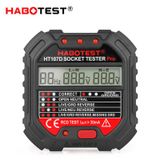  Máy Kiểm Tra Ổ Cắm Habotest HT107D – RCD Test, LCD, Chuẩn EU Plug 