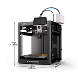  Máy in 3D FDM đa màu Flashforge AD5X – In 4 màu – Khổ in 220×220×220 mm 
