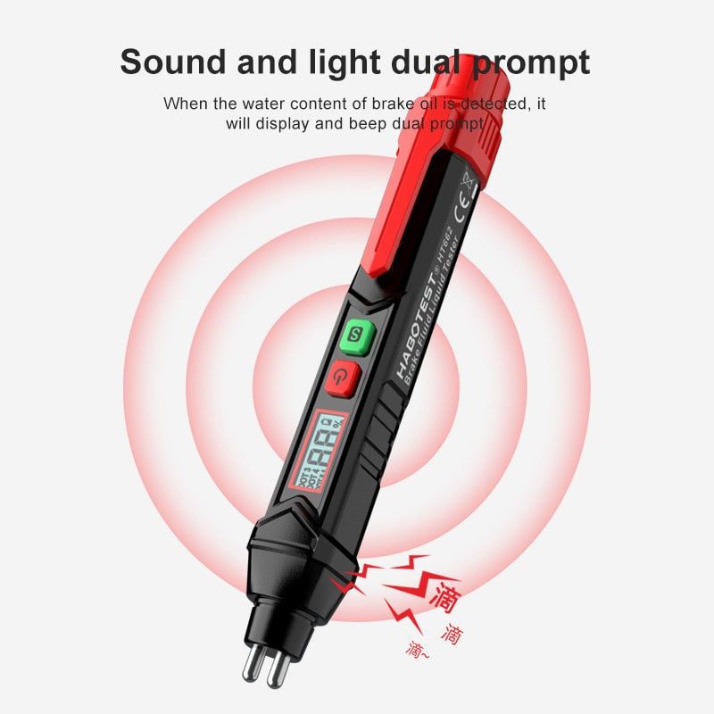  Bút Kiểm Tra Dầu Phanh Habotest HT662 – Tester DOT3/DOT4/DOT5.1 Có Cảnh Báo Âm Thanh Ánh Sáng 